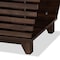 Baxton Studio Eckhart ModernWalnut Brown Finished Wood Cat Litter Box Cover House 194-11761-ZORO - alternate 9